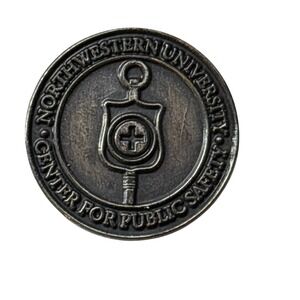 Northwestern University Center for Public Safety Pin Pinback‎ Lapel College VTG